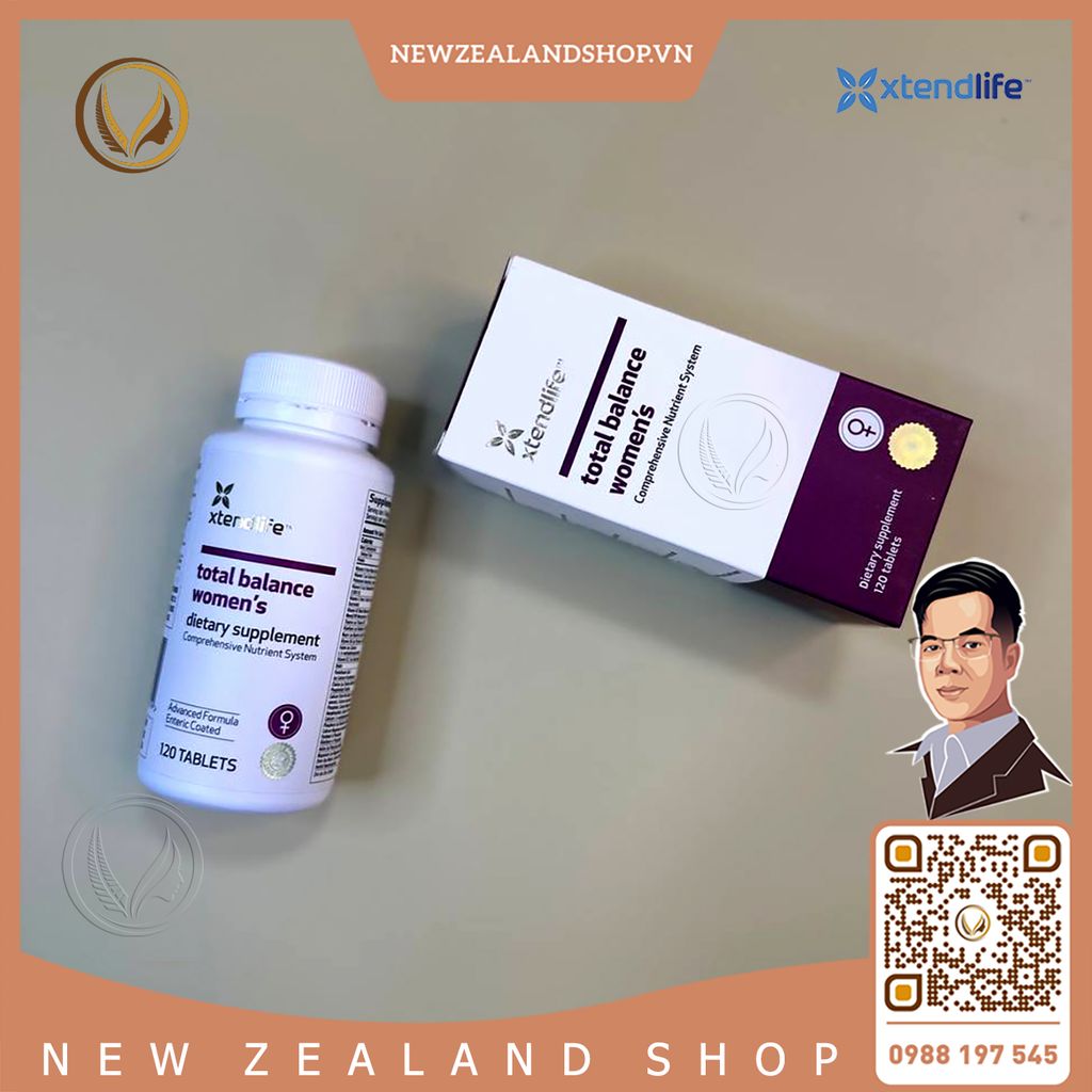 Viên uống vitamin tổng hợp cho phụ nữ Xtend Life Total Balance Women’s 120 viên