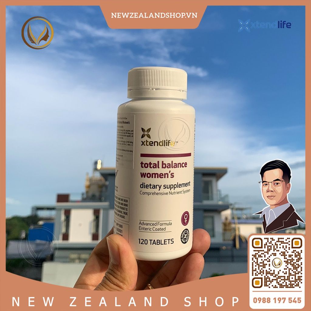 Viên uống vitamin tổng hợp cho phụ nữ Xtend Life Total Balance Women’s 120 viên