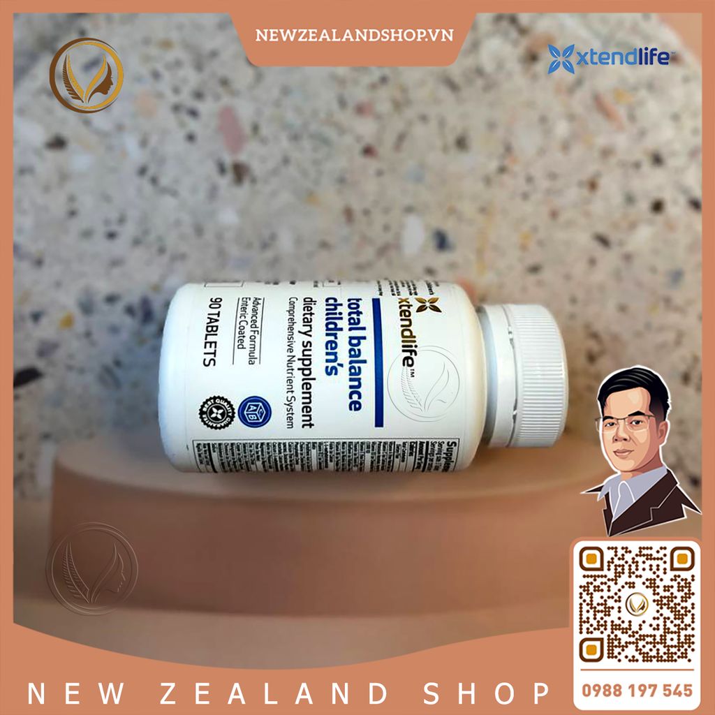Viên uống vitamin tổng hợp cho bé Xtend Life Total Balance Children’s 90 viên