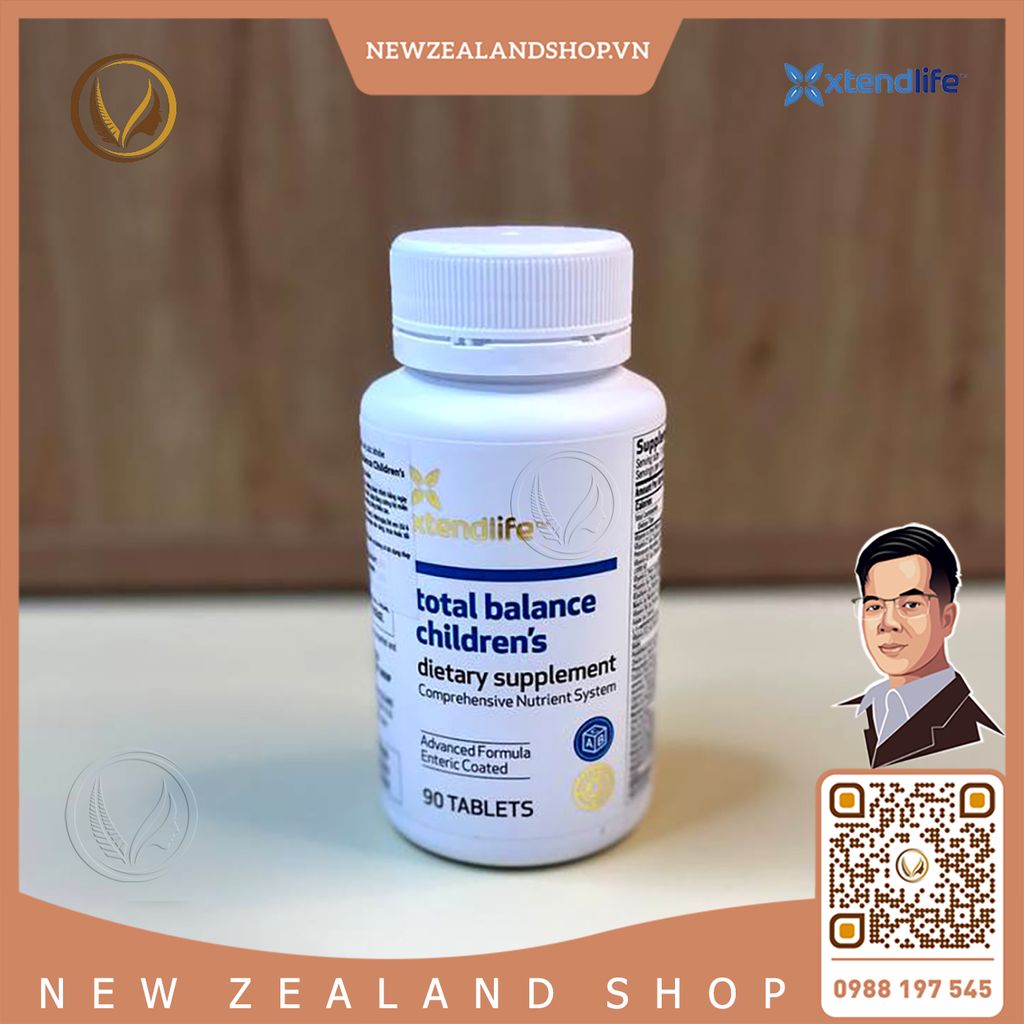 Viên uống vitamin tổng hợp cho bé Xtend Life Total Balance Children’s 90 viên