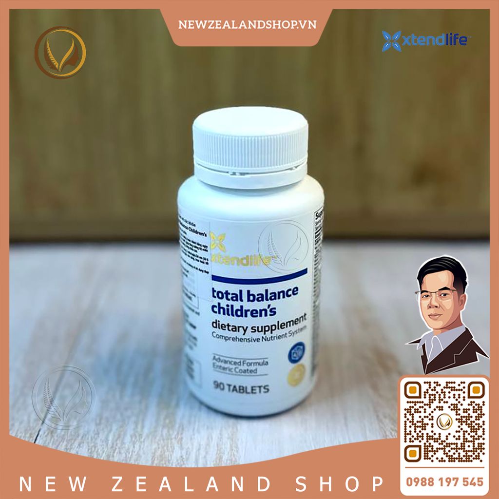 Viên uống vitamin tổng hợp cho bé Xtend Life Total Balance Children’s 90 viên