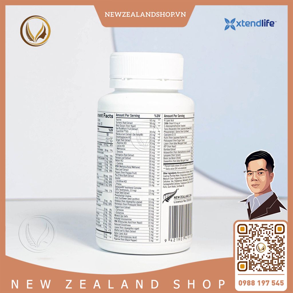 Viên uống vitamin tổng hợp cho bé Xtend Life Total Balance Children’s 90 viên