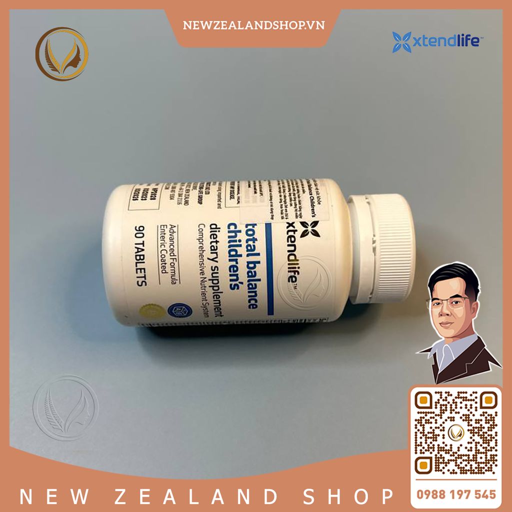 Viên uống vitamin tổng hợp cho bé Xtend Life Total Balance Children’s 90 viên
