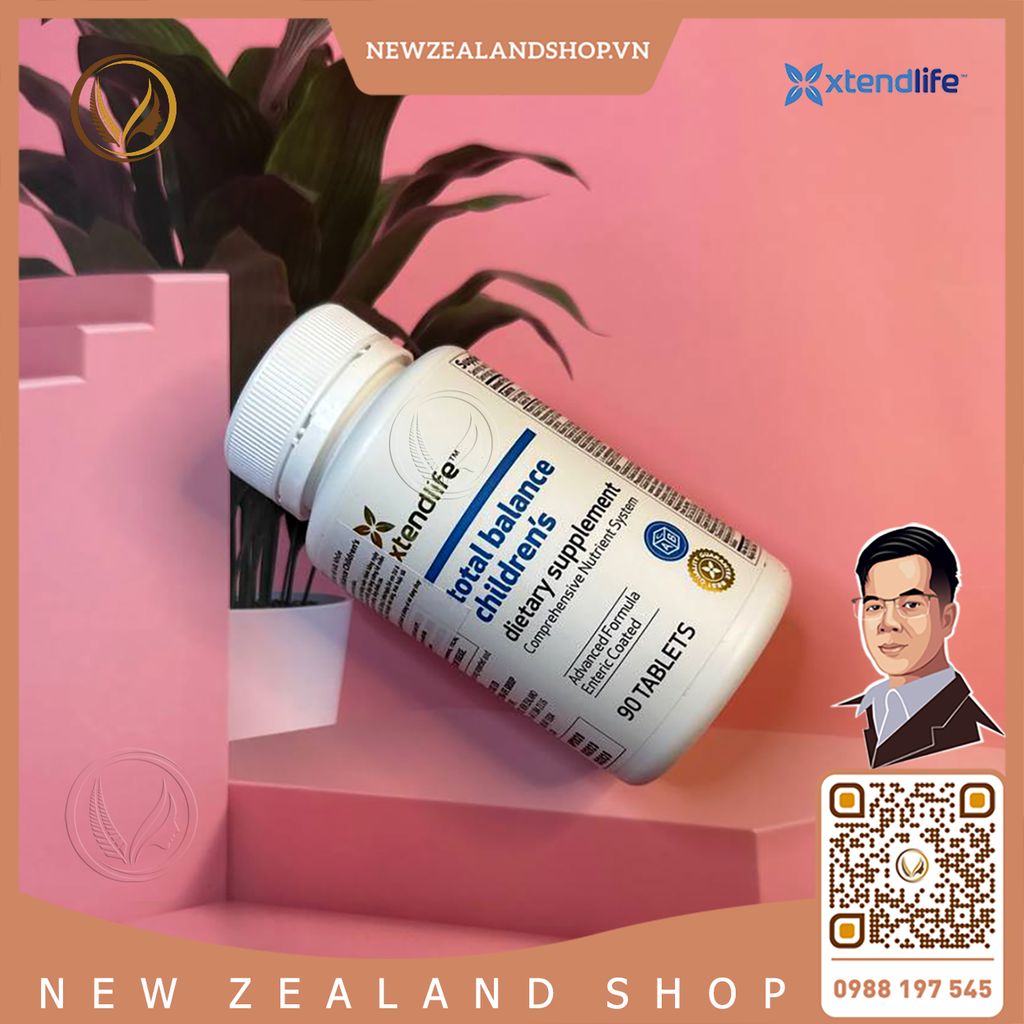 Viên uống vitamin tổng hợp cho bé Xtend Life Total Balance Children’s 90 viên
