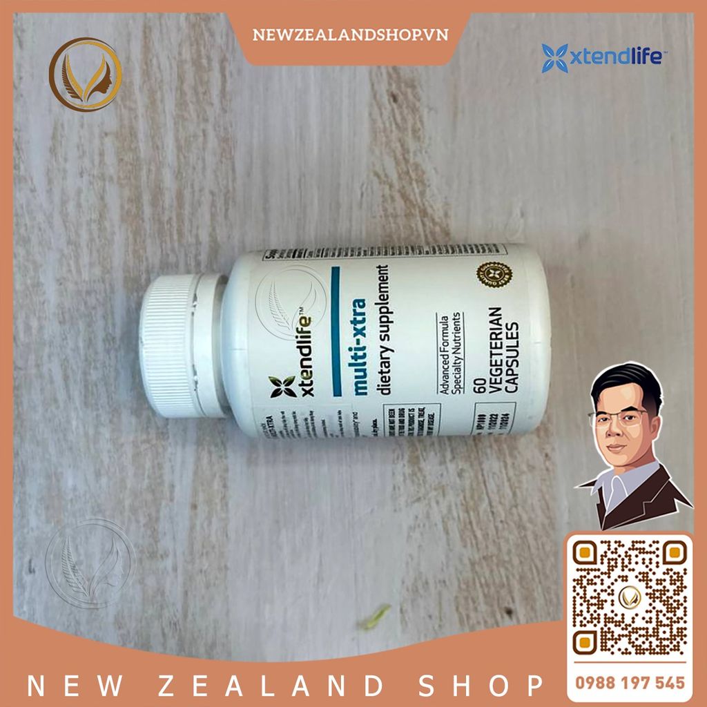 Viên uống vitamin tổng hợp cho cả gia đình Xtend Life Multi Extra 60 viên