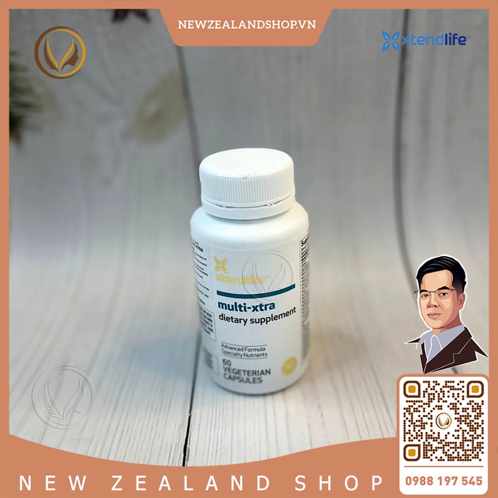 Viên uống vitamin tổng hợp cho cả gia đình Xtend Life Multi Extra 60 viên