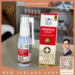 Xịt họng keo ong giảm ho, đau rát họng Deep Blue Health Propolis Spray Plus (BIF 40+) 30ml