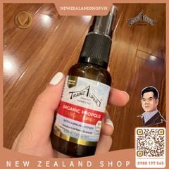 Xịt họng keo ong Manuka MGO650+ TranzAlpine Organic Propolis Throat Spray 30ml
