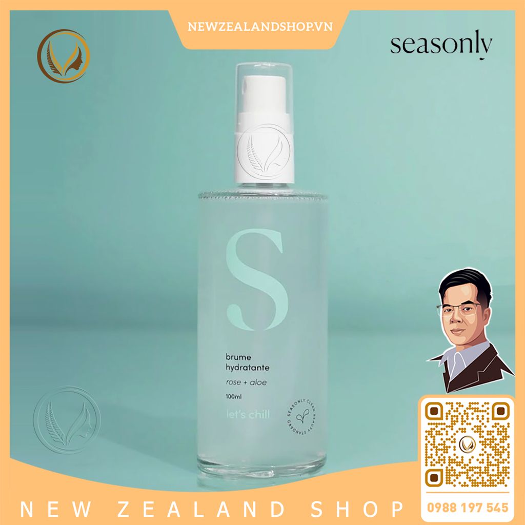 Xịt khoáng dưỡng ẩm nha đam Seasonly Brume Hydratante (Moisturizing Mist) 100ml