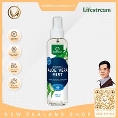 Xịt khoáng nha đam dưỡng ẩm, làm dịu da Lifestream Biogenic Aloe Vera Mist 150ml