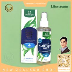 Xịt khoáng nha đam dưỡng ẩm, làm dịu da Lifestream Biogenic Aloe Vera Mist 150ml