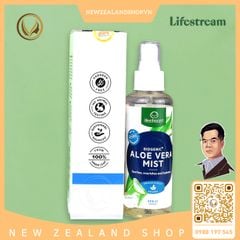 Xịt khoáng nha đam dưỡng ẩm, làm dịu da Lifestream Biogenic Aloe Vera Mist 150ml