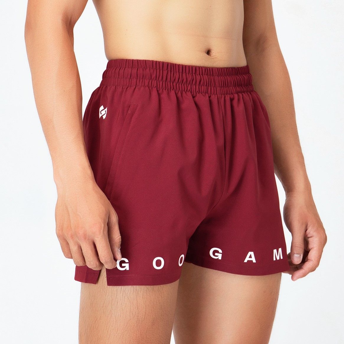  Quần Short GG Rival 2 túi khoá kéo (ĐỎ BURGUNDY) 