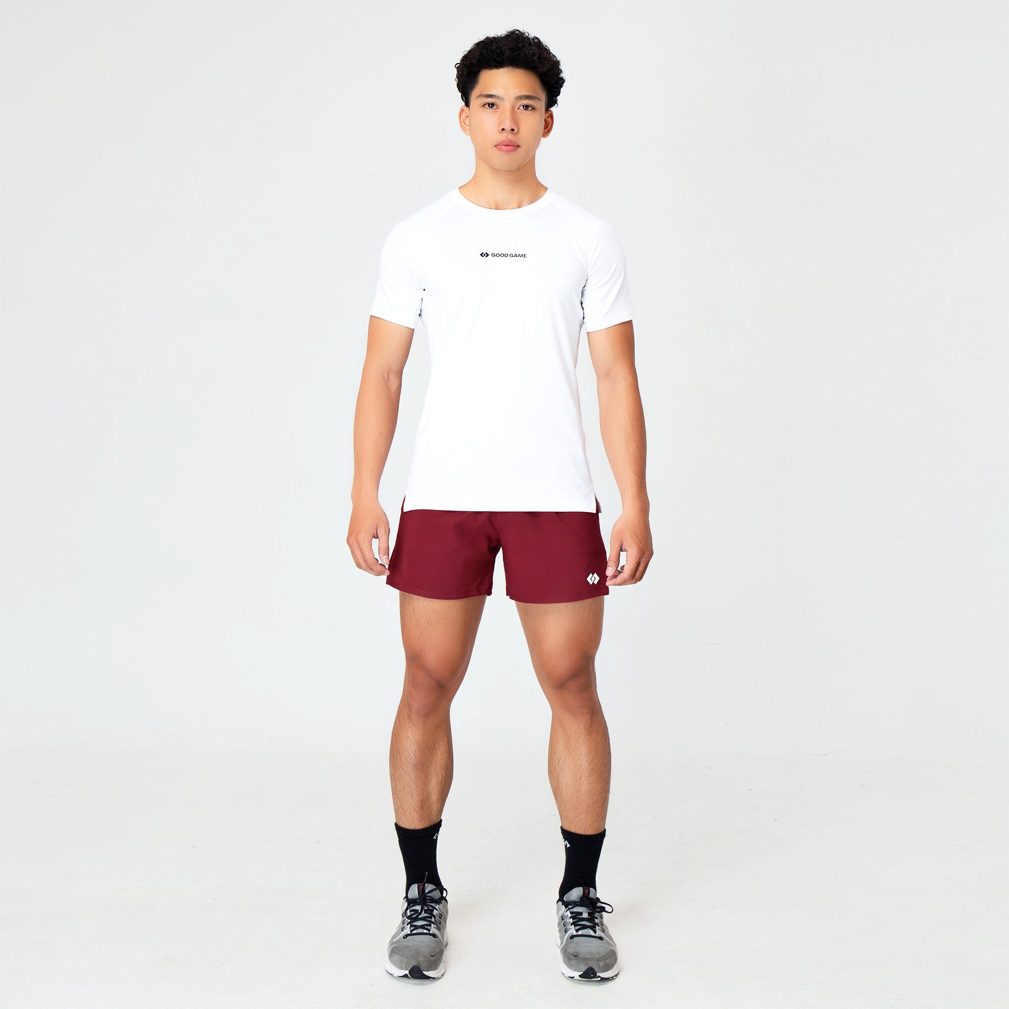  Quần short GG Essential (ĐỎ BURGUNDY) 