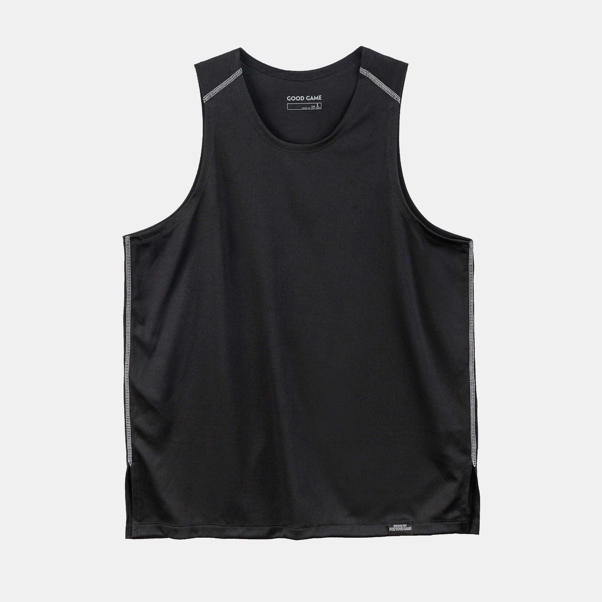  Áo Thể Thao Ba Lỗ GOOD GAME BASIC TRAINING TANKTOP (ĐEN VIỀN TRẮNG) 