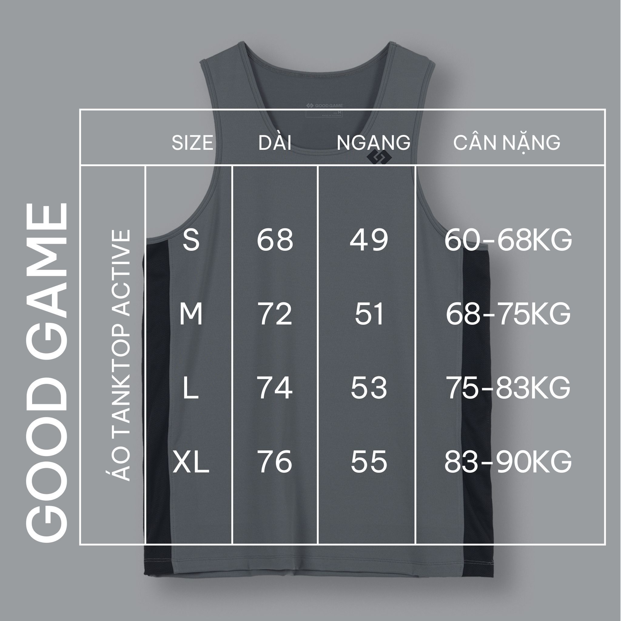  Áo Phối lưới GG Active With Mesh Tanktop (TRẮNG) 