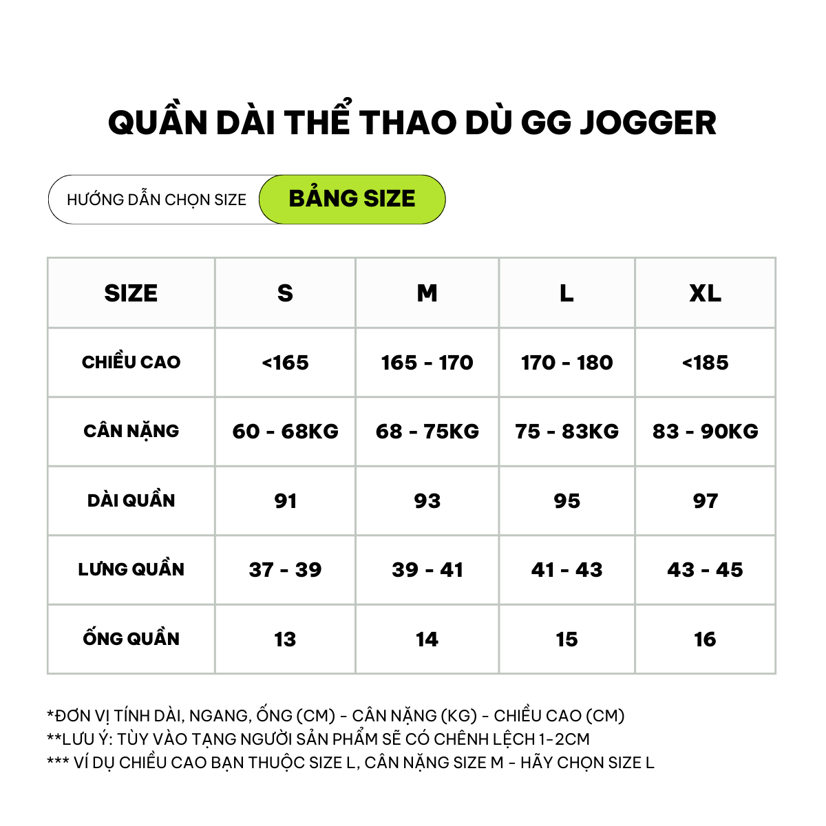  Quần Dài thể thao Dù GG Jogger 