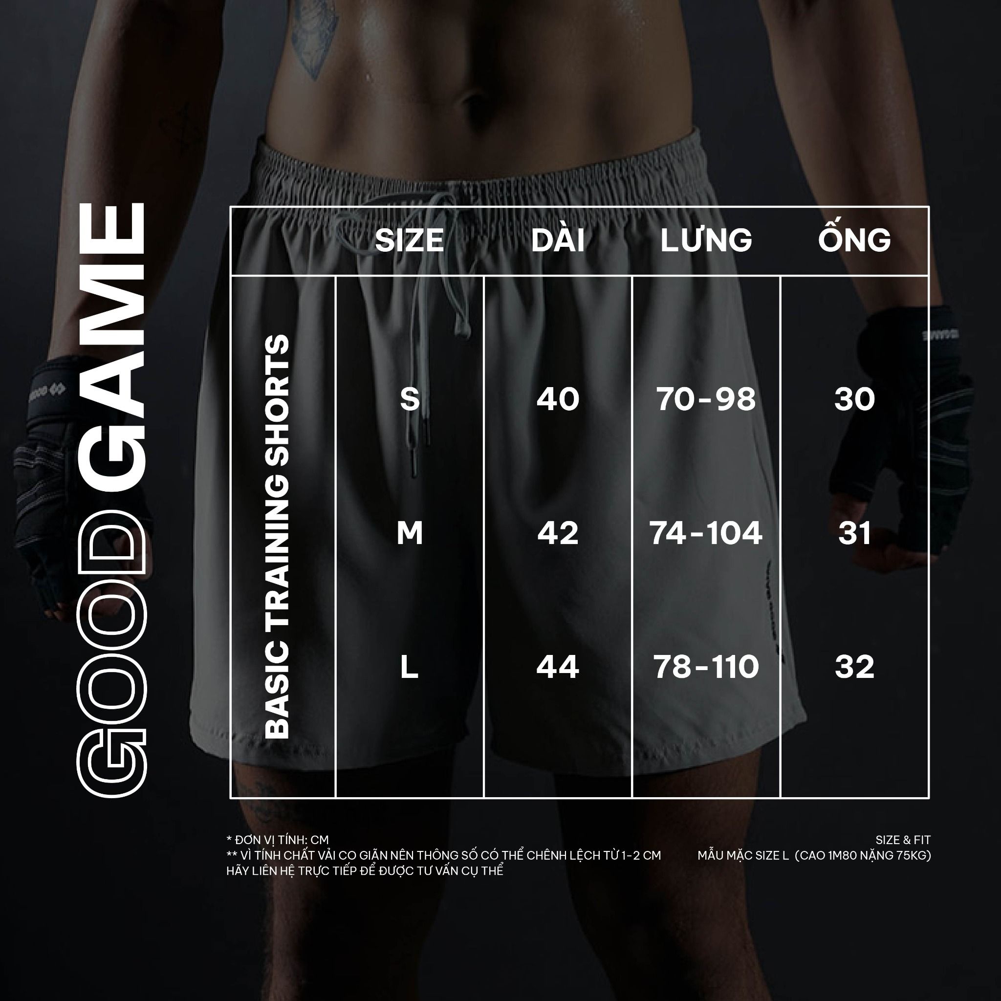  Quần Thể Thao GOOD GAME BASIC TRAINING SHORTS (RÊU) 