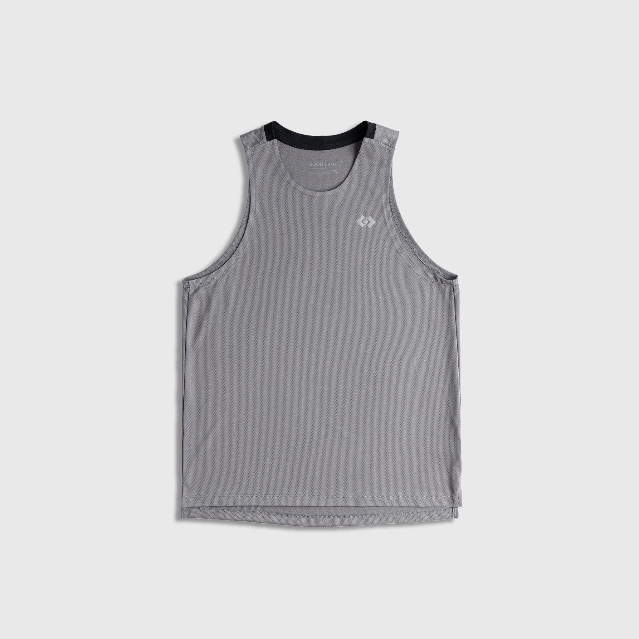  [PREMIUM] Áo Thể Thao Ba Lỗ GOOD GAME FLASH TANKTOP (XÁM) 