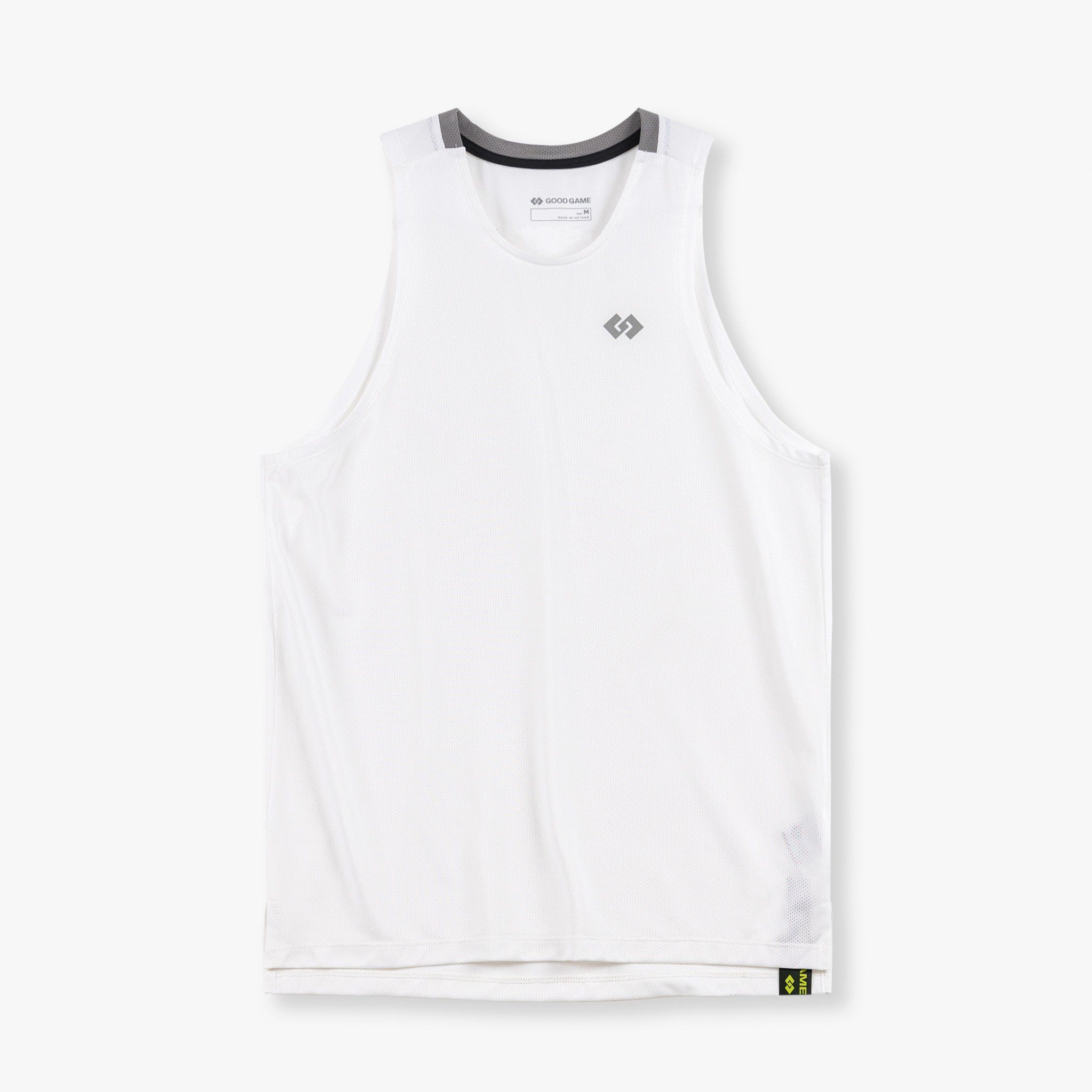  [PREMIUM] Áo Thể Thao Ba Lỗ GOOD GAME FLASH TANKTOP (TRẮNG) 