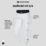  Quần Bó Cơ Lửng LEGGING GOOD GAME 3/4 (Trắng) 