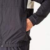  Áo khoác GG Waterproof Jacket dù nhăn (Đen/Trắng ngà) 