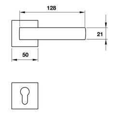 Tay nắm cửa Hafele TECHNA 901.79.874