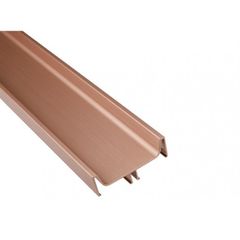 Tay nắm dọc đôi Gola/ Lắp giữa chiều dài hữu dụng 2400 mm màu vàng hồng Hafele 126.37.949