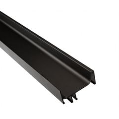 Tay nắm dọc đơn Gola/ Lắp mặt bên chiều dài hữu dụng 2400 mm màu đồng đen Hafele 126.37.970