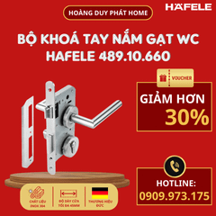 Bộ khoá cửa nhà vệ sinh không chìa Hafele 489.10.660