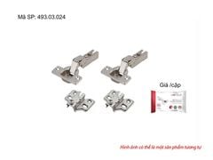 Bản lề giảm chấn DIY Hafele - Trùm nửa 493.03.024