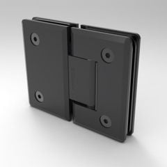 Bản lề kính – kính 180 độ Hafele PVD Đen mờ 499.05.854