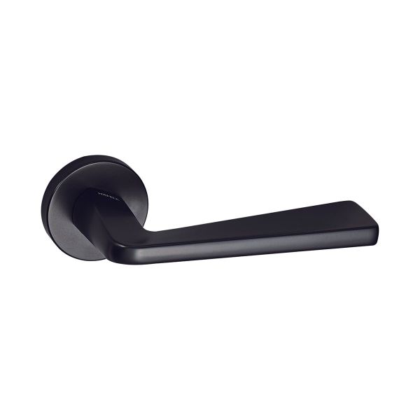 Bộ tay nắm cửa WC Hafele (không chìa) đen mờ 499.63.629