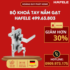 Bộ khoá cửa phòng Hafele 499.63.803