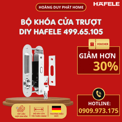 Bộ tay nắm âm cửa lùa Hafele 499.65.105