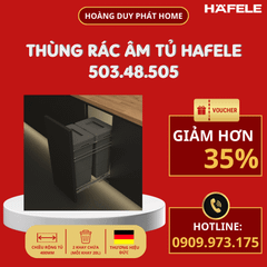 Thùng rác âm tủ Hafele 400mm 503.48.505