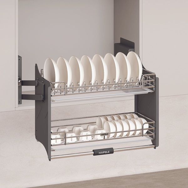 Giá bát nâng hạ Hafele 900mm INOX 304 504.71.075