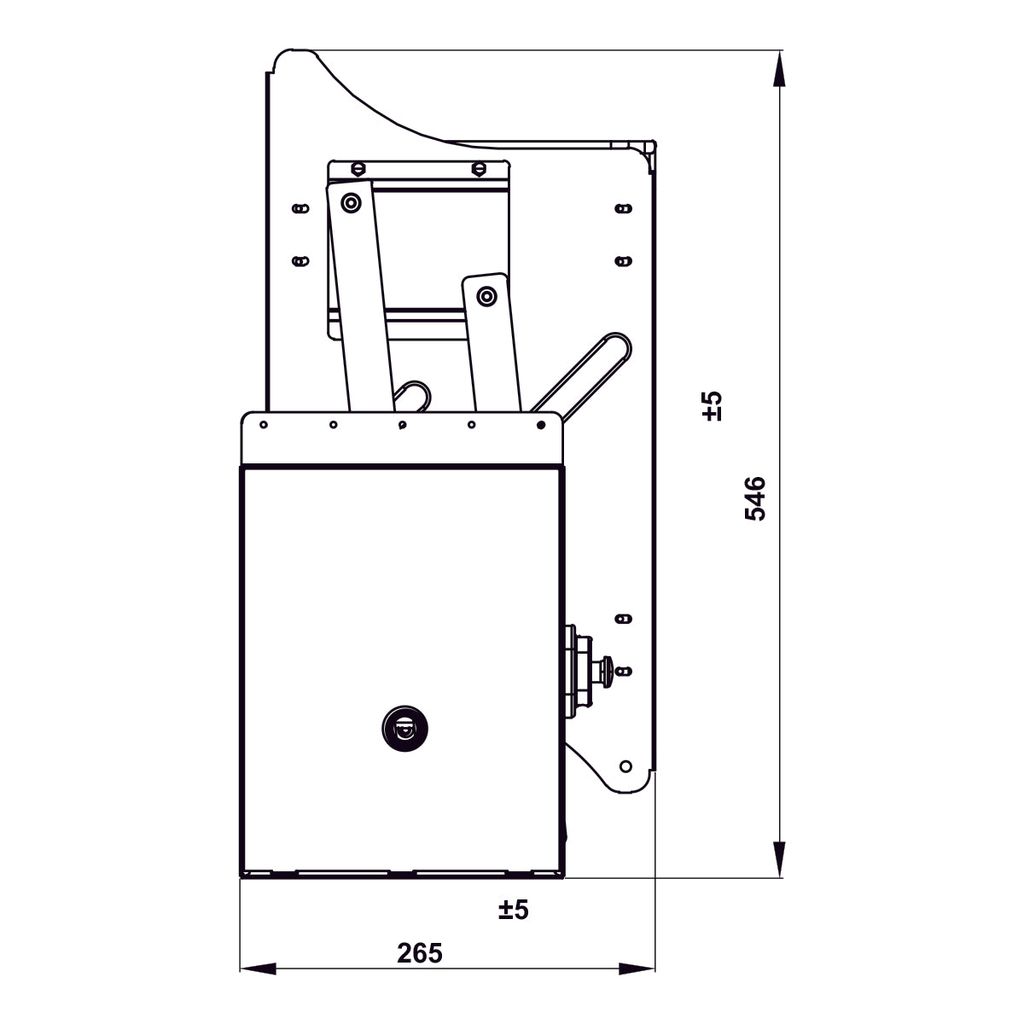 Giá bát nâng hạ Hafele 600mm INOX 304 504.71.073
