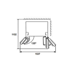 Tủ lạnh SBS Hafele HF-SB5601FB 534.14.100