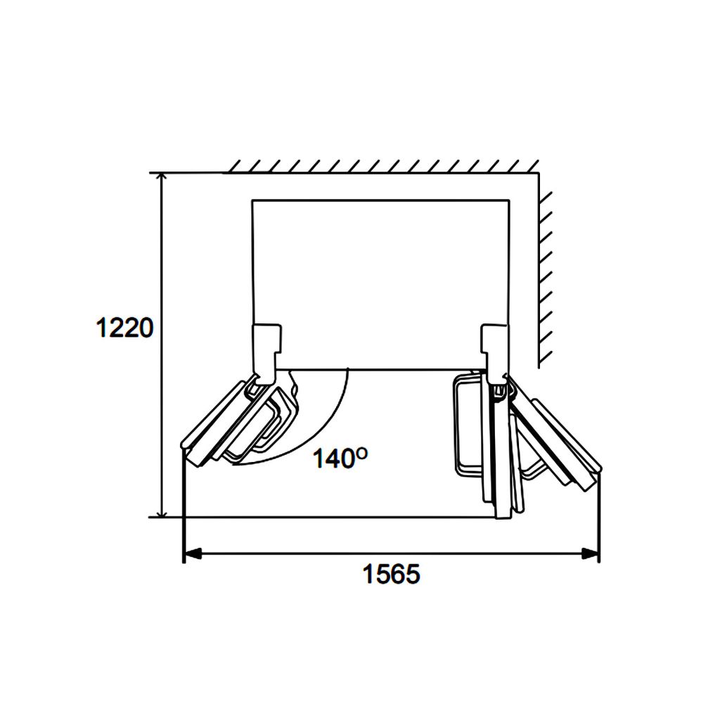 Tủ lạnh SBS Hafele HF-SB6321FB 534.14.110