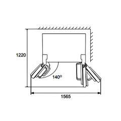 Tủ lạnh SBS Hafele HF-SB6321FB 534.14.110