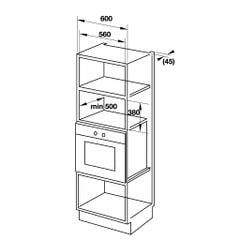Lò vi sóng kết hợp nướng Häfele HM-B38A 535.34.000