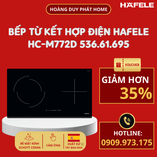 Bếp từ kết hợp điện Hafele HC-M772D 536.61.695