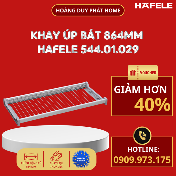 Khay úp chén ly tách Hafele 900mm 544.01.029