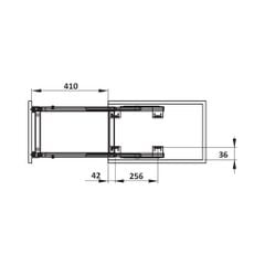 Giá dao thớt Hafele 250mm Inox 304 549.20.010