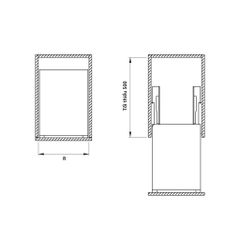 Kệ gia vị Hafele 200mm Inox 304 549.20.032
