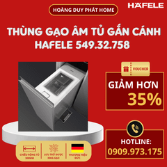 Thùng Đựng Gạo Gắn Cánh Hafele 300mm 549.32.758