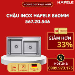Chậu rửa chén Hafele 860mm HS20-SSN2S90L 567.20.546