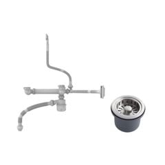 Bộ xả mới chậu 2 hộc SUS Hafele 567.25.880