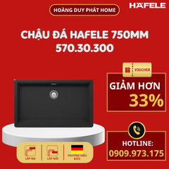 Chậu đá Hafele 750mm HS20-GEN1S80 màu đen 570.30.300